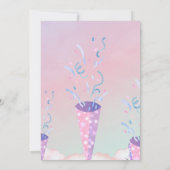 キッズキャンディランド誕生日招待状 招待状 (裏面)