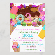 キッズキャンディースイートアイスクリームANY AGE誕生パーティー