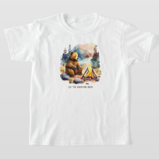 キッズキャンピングTシャツ Tシャツ