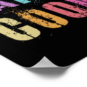 キッズキャンプ調理師シェフキャンプ料理チームヴィンテージB ポスター (角)