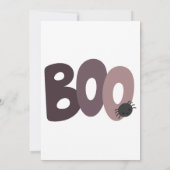 キッズキュスト幽霊ハロウィーンの衣装パーティー 招待状 (裏面)