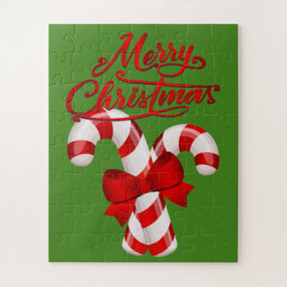 キッズキュートキャンディーケーンパズル ジグソーパズル