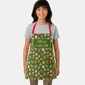 キッズキュートクリスマスクッキー小妖精や小人 エプロン (インサイチュ)