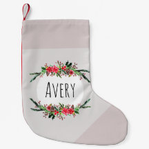 キッズキュートクリスマスフラワーリースと名前