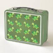 キッズキュートルカメ新学期メタル弁当箱 メタルランチボックス (裏面)