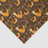 キッズキュート森キツネファミリーキノコ花 薄葉紙 (詳細)