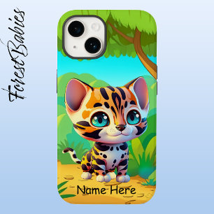 キッズキュート野生動物タイガージャングルサファリマンガ Case-Mate iPhone 14ケース