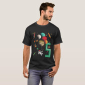 キッズキュート5誕生日5歳トドラースペーセマ Tシャツ (正面フル)