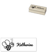 キッズキュート(昆虫)マルハナバチパーソナライズされたビー漫画 ラバースタンプ (押印)