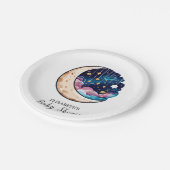 キッズキラキラ星ベビーシャワー ペーパープレート (アングル)