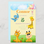 キッズキリンテーマ誕生日 (正面/裏面)