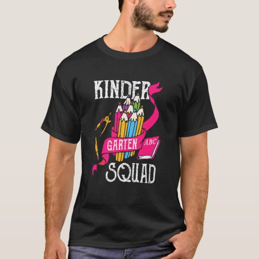 キッズキンダーガーテンアビースカッド新学期 Tシャツ (正面)