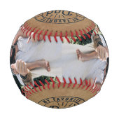 キッズクラシックおもしろいからのパパ用レトロ 野球ボール (裏面)