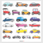 キッズクラシック車 シール (シート)