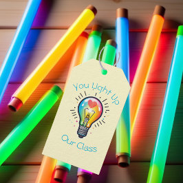 キッズクラスカラフルバレンタイントリートバッグラベル ギフトタグ