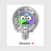 キッズクランガンクレスト&タータンチェック シール (シート)