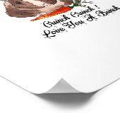 キッズクランチクランチ私はあなたを愛するバンチバニー恋人 ポスター (角)