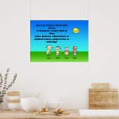 キッズクラ遊スルームパーソナライズされたポスター ポスター (キッチン)