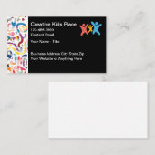 キッズクリエイティブ保育園カラフル 名刺 (正面/裏面)