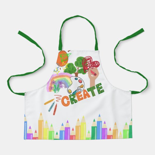 キッズクリエイト エプロン (正面)
