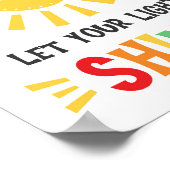 キッズクリスチャンの聖書を輝かせなさい ポスター (角)