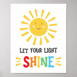 キッズクリスチャンの聖書を輝かせなさい ポスター