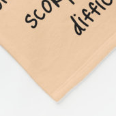 キッズクリスチャン祈りの言葉ウッドランドスコーピオンピーチ | フリースブランケット (角)