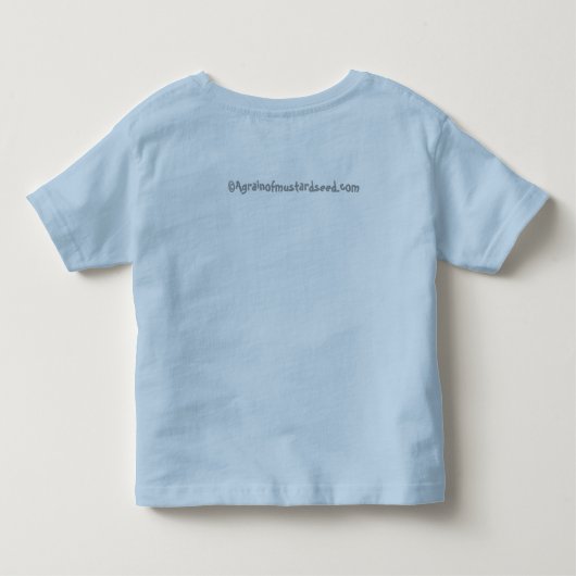 キッズクリスチャン トドラーTシャツ (裏面)