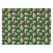 キッズクリスマスかわいいフェスティバル動物クマ テーブルクロス (正面(横))