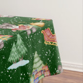 キッズクリスマスかわいいフェスティバル動物クマ テーブルクロス (インサイチュ)