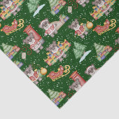 キッズクリスマスかわいいフェスティバル動物クマ 薄葉紙 (詳細)