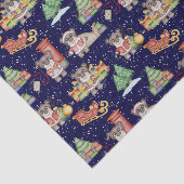 キッズクリスマスかわいいフェスティバル動物クマ 薄葉紙 (詳細)