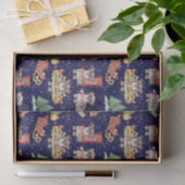 キッズクリスマスかわいいフェスティバル動物クマ 薄葉紙 (ギフト)