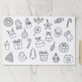 キッズクリスマスカラーリングアクティビティパッド – 25涙 ペーパーパッド (インサイチュ)