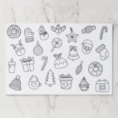 キッズクリスマスカラーリングアクティビティパッド – 25涙 ペーパーパッド (正面)