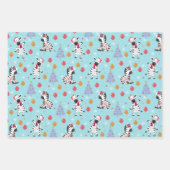 キッズクリスマスゼブラス ラッピングペーパーシート (正面3)