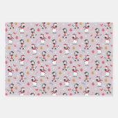 キッズクリスマスゼブラス ラッピングペーパーシート (正面2)