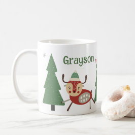 キッズクリスマスパーソナライズマグカップ コーヒーマグカップ