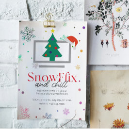 キッズクリスマスパーティの招待状 招待状