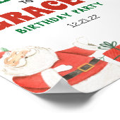 キッズクリスマスパーティーウェルカムサイン ポスター (角)