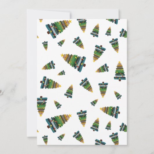 キッズクリスマス小妖精や小人ボーイサヨーンレター招待状 招待状 (裏面)