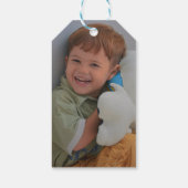 キッズクリスマス恐竜サンキューカード ギフトタグ (裏面)