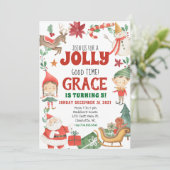 キッズクリスマス誕生日招待状, 招待状 (スタンド正面)