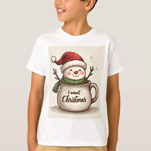 キッズクリスマスTシャツ Tシャツ (正面)
