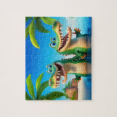 キッズクロコディレスジグソーパズル – トロピカル ジグソーパズル (縦)