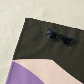 キッズクールスパガールパーソナライズされた名 ビーチタオル (インサイチュ)