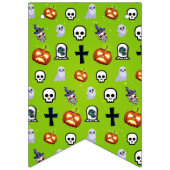 キッズクールハローウィンパーティ バンティングフラッグ (第3の旗)