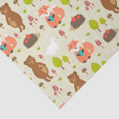 キッズグッドモーニングフォレストアニマルズキツネベアバニー 薄葉紙 (詳細)