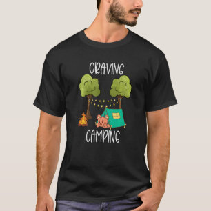 キッズグランプギアテントキャンピングベアーキャンパーストリング Tシャツ