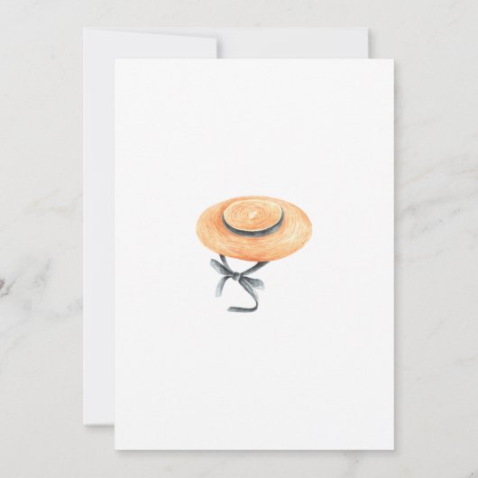 キッズグリーン自然トレイルパークアニマルズ誕生日 招待状 (裏面)